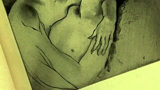 Vintage Erotic Drawings Reveal Raw Passionate Nude Poses and Curves!