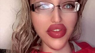 imagine slipping into lipstick and glasses for this russian crossdresser's full fetish storyline movie