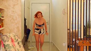 Step Sister Catches Jerk Off And Sucks Big Cock To Cum Explosion!