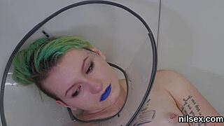 Cute Slut Faces Painful Anal Session in Asylum