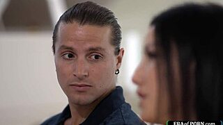 Hot pregnant milf with big boobs and ass cheats fucked hardcore by neighbor's monster cock!