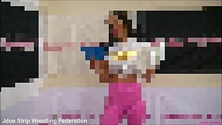 april paisley vs amy murphy bra panties strip wrestling loser diapered queen of mean