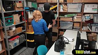 Did the female cop fuck that thief right in her office?