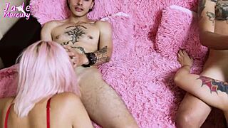 whoa my first wild foursome with big cocks pounding tight latinas 🔥🍑💦