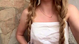 Desperate For Stepdad's Cock In Front Yard