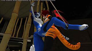 Blue Vixen Fucked Raw in Latex BDSM Fury