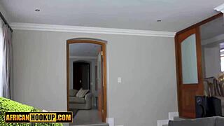 Big Natural Tits Ebony Dancer Stretched Wide by White Cock in Twerk Class