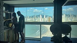 Millionaire invited me to his duplex wanna see me fuck that hot stud good?