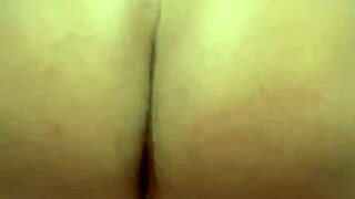 brazilian wife gapes pussy after huge cock suck on old husband cuckold