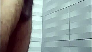 Tucacheritocacheron Jerks Huge Cock in Shower Waiting for Neighbor