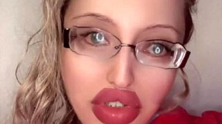 imagine slipping into lipstick and glasses for this russian crossdresser's full fetish storyline movie