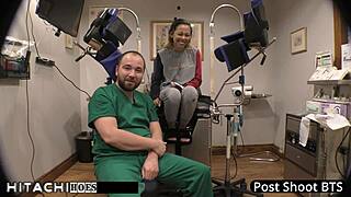 BACKSTAGE WITH DOCTOR-TAMPA AS FRESHMAN KALANI LUANA GETS MANDATORY HITACHI ORGASM PUSSY CLOSEUP