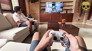 hey stepbro's best friend wanna feel my wet pussy before he gets back come fuck me hard