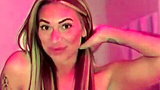 Introducing London Carter Blonde Tattooed Cam Girl In Sexy Backstage Casting Interview