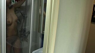 watching my girlfriend nude in the bath her shaved pussy so wet homemade bliss