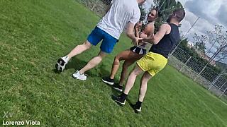 french cheerleader fit girl anal dp atm piss ass destroyed