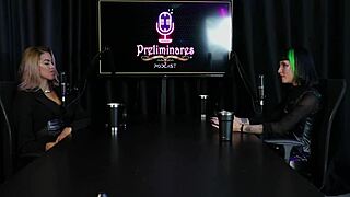 carol rhcp teases bia hot in preliminares podcast on sheer red lingerie