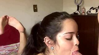 Woke Up To SLOPPY DEEPTHROAT on HUGE COCK Ass Up!