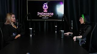 carol rhcp teases bia hot in preliminares podcast on sheer red lingerie