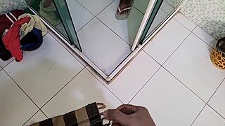 stepmom swallows stepson's massive facial cum blast!