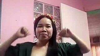 homemade asian fuck doll dances seductively before amateur pounding session