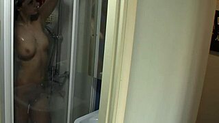 watching my girlfriend nude in the bath her shaved pussy so wet homemade bliss