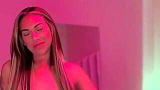 Introducing London Carter Blonde Tattooed Cam Girl In Sexy Backstage Casting Interview