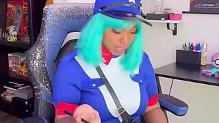 Hey officer jenny skip the ticket and make me squirt instead?