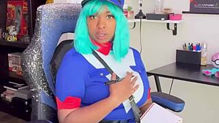 Hey officer jenny skip the ticket and make me squirt instead?