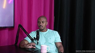 Lucas Ferraz hosts Bruna Carlos in Bora Cast part 1 on sheer red lingerie