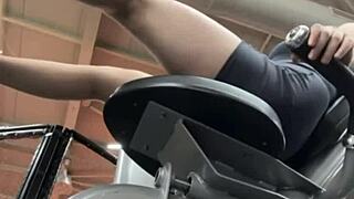 horny shaved teen whore gets extreme closeup public pussy pounding