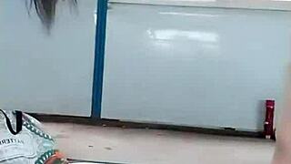 naughty chinese camgirl seduces two rural guys for stockings anal 3p then masturbates more