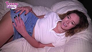 river lynn discovers ecstasy under stepdad's guiding touch