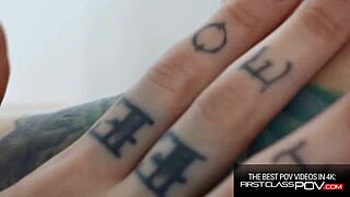 rocky emerson stunning tattoo vixen mouth fucked deep pov