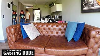 Petite Redhead Latina Teen Stretched Wide By Monster Cock Casting Interview