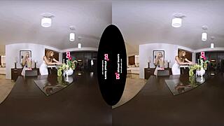 Shemale Dominates Maid in Bareback Doggystyle and Bent Over Action