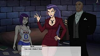 dc comics slut in big ass tits takes monster cock blowjobs rough maledom facial cumshot