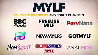 stepmom in yoga pants catches me jerking to her sweaty panties then sucks my cock so good