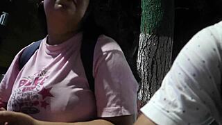 I Lock Up With Hot Brunette And Offer Cash For Milf Fuck!