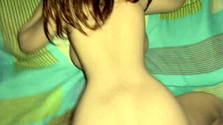 he slides his fat cock into her perfect young ass for intense pov pounding