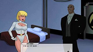 dc comics slut in big ass tits takes monster cock blowjobs rough maledom facial cumshot