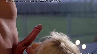 Hot cfnm babe delivers sensual blowjob and handjob till massive cumshot