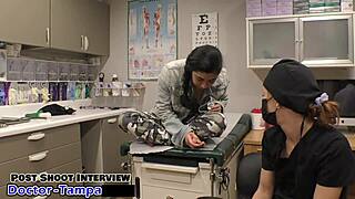 Dr Tampa's backstage strangers edition has Stacy Shepard face fucked with dildos handcuffs and toys