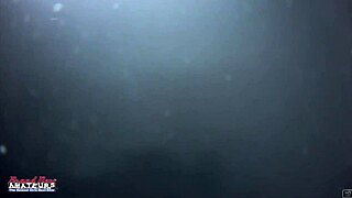 Sabrina rubs tits on cock then takes doggystyle cumshot