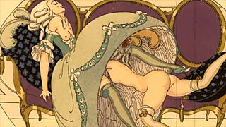 check out this steamy vintage erotic art collection from the antique era