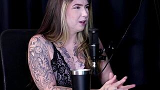 alice vasconcelos's hottest moments with raphaela savanah in sheer red lingerie chat