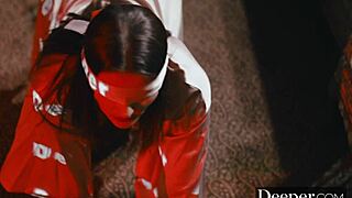 adria rae opens wide begging for deeper double penetration