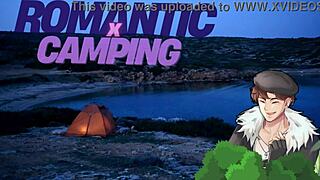 British Friend Rips Clothes For Camping Sex Adventure