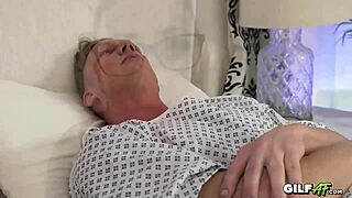 Intriguing Gilf Nurse Meets Patient in Hospital
