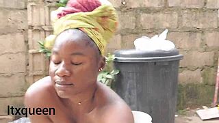 petite beauty teases her big sensitive clit close up